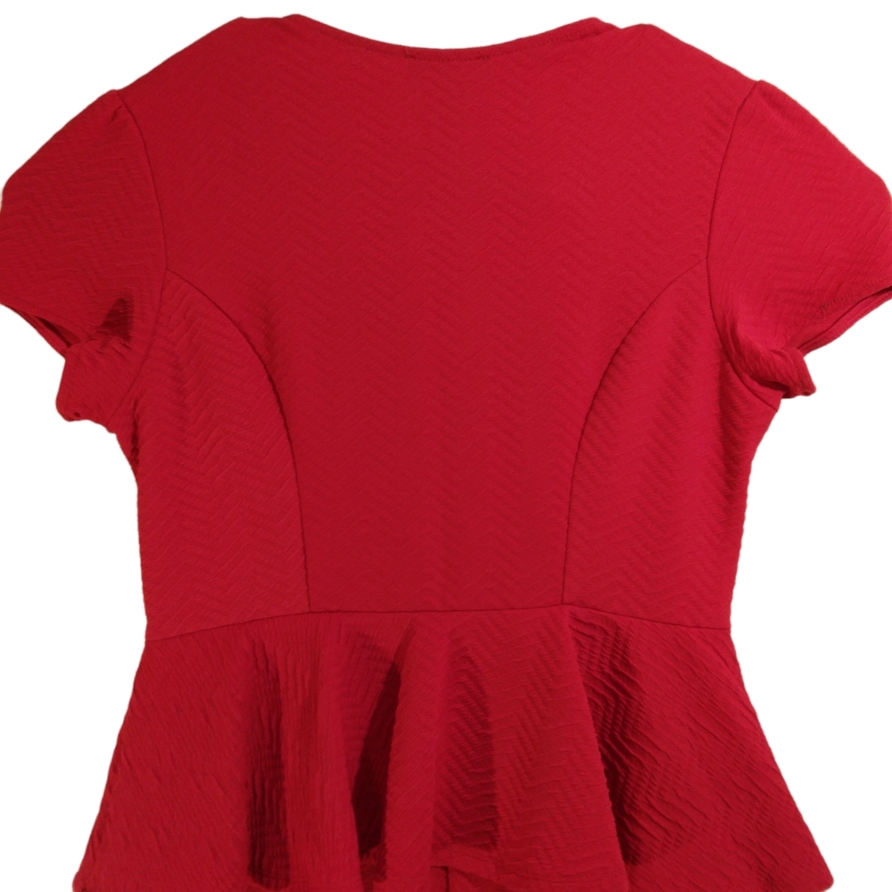 Forever 21+ plus sizes bodycan dress womens sz 1X Red made in USA - Picture 7 of 9
